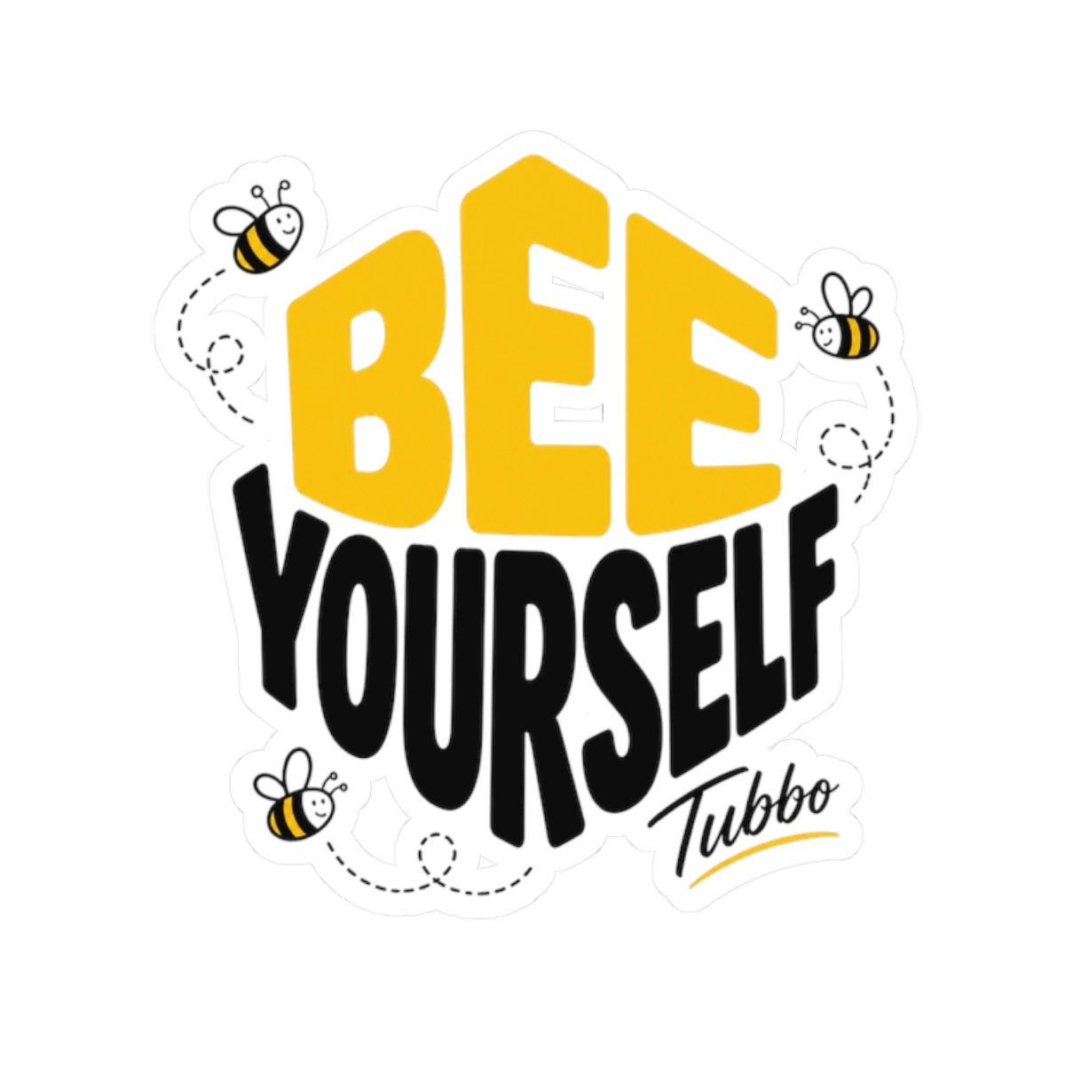 Tubbo "BEE YOURSELF" Sticker - Official Stickers merchandise