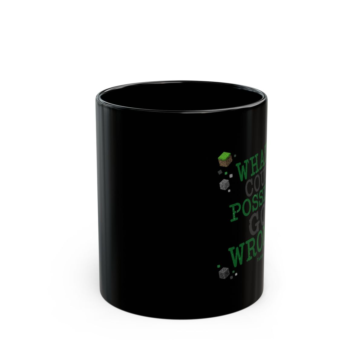 Tubbo "WHAT COULD POSSIBLY GO WRONG?" Black Mug - Official mugs merchandise
