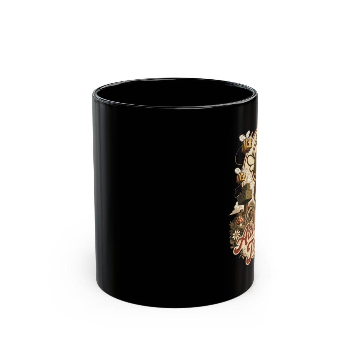 Tubbo "Adventures with Tubbo" Black Mug - Official mugs merchandise