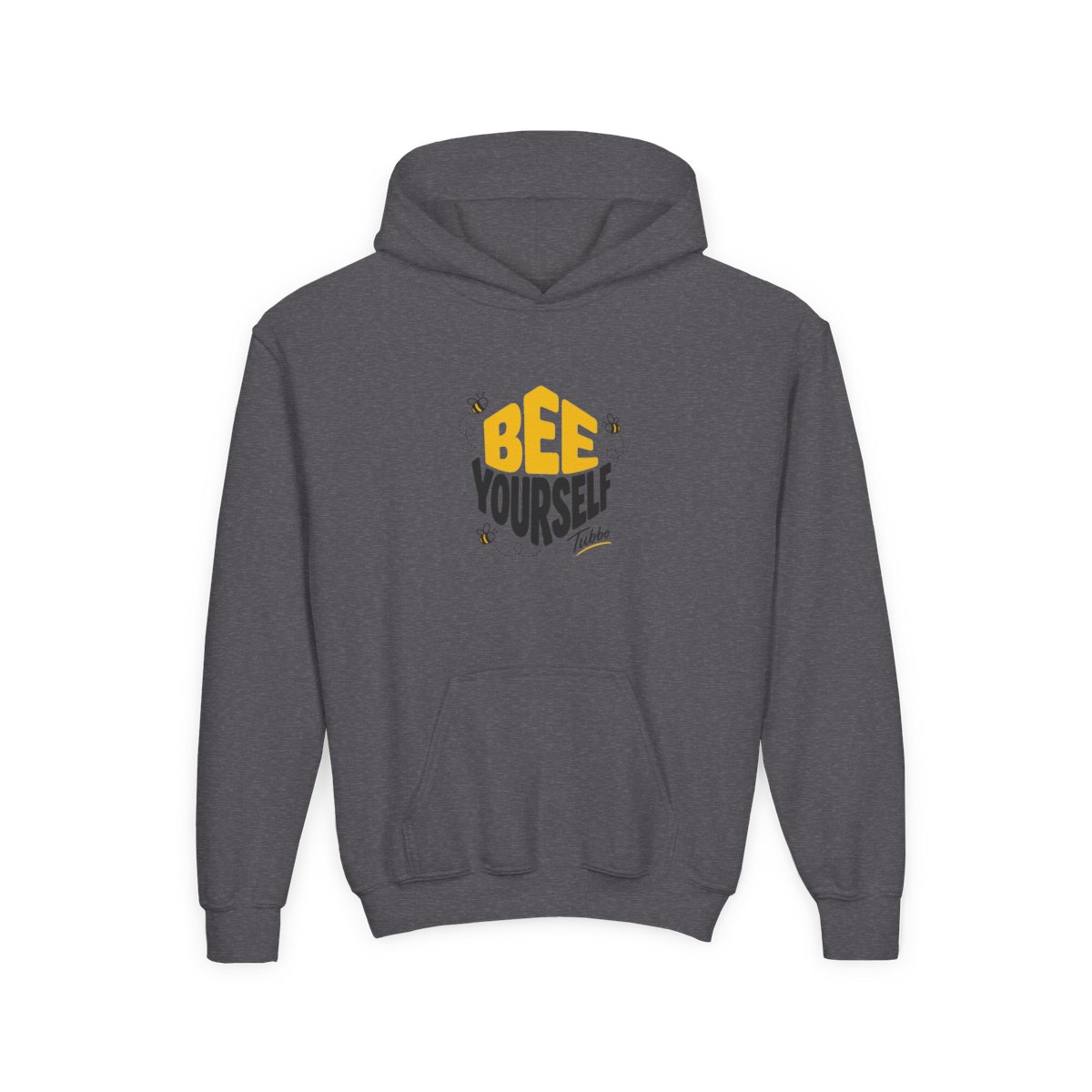 Tubbo "BEE YOURSELF" Kids Hoodie - alternate angle 2, merchandise
