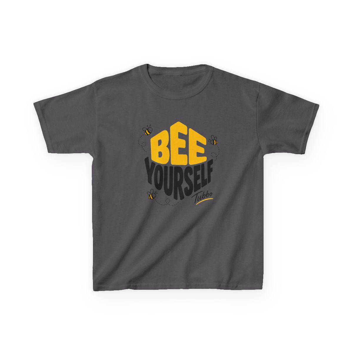 Tubbo "BEE YOURSELF" Unisex Kids Tee - alternate angle 2, merchandise